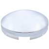 Chrome Dome Front Hubcap W/ 4 Even Notched & 3/4 Inch Side Wall For 8 23/32 Inch Hub Bore
