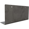 Stainless Steel License Plate Mount, Bottom Of Bumper, 11 Gauge Mount