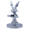 Shotgun Bunny  Chrome Die-Cast Hood Ornament