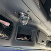 SS Dome Light Bracket W/ 1 Watermelon Light & Toggle Switch Hole For Freightliner Cascadia