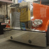 SS 20 - 19 Inch Tapered Box End Bumper W/ Two Round Fog Light Holes For Peterbilt 365 SFA, 367 SFA, 388, 389, 567