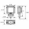 5 LED High Power Heated Work/ Flood Light
