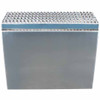 Diamond Plate Aluminum Step Saddle Box W/ Polished Side/Back Panels- 30 x 25 x 28 Inch