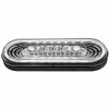 6 Inch Oval 22 LED Abyss Back Up Light - White LED/ Clear Lens