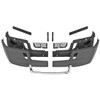 Gray Bumper Assembly Kit W/ Chrome Front Bumper Trim For Freightliner Cascadia