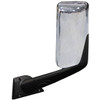 Chrome Mirror Assembly, Manual, Dual Vision Mirrors, Door Mount For Freightliner- Driver Side