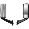 Chrome Mirror Assembly, Electric, Dual Vision Mirrors, Door Mount For Freightliner- Passenger Side