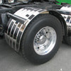 60 Inch Stainless Steel LoProfile Fender W/ Single Radius & Four Ribbed