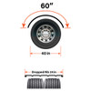 60 Inch Stainless Steel LoProfile Fender W/ Single Radius & Four Ribbed