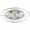 4 LED Y2K Style Marker Light W/ Chrome Bezel - Amber LED/ Amber Lens