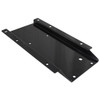 Black Steel Mid-Low Seat Adapter Plate, 1 1/4 Inch For Vendetta Seat