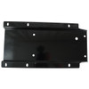 Black Steel Mid-Low Seat Adapter Plate, 1 1/4 Inch For Vendetta Seat