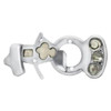 Chrome Splitter Button For Eaton Fuller 15 Speed Shift Knobs