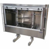 Aluminum Cab Rack W/ Roll Up Door & 2 Chain Hangers 78 X 68 Inch