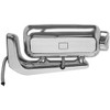 Chrome Projector LED Headlight Assembly Passenger Side For Peterbilt 357, 378, 379