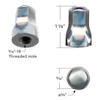 Stainless Steel Air Cleaner Nut Set - 5/16 Inch -18 Thread