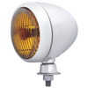 Stainless Steel Teardrop Spotlight - Amber Lens