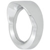 Small Chrome Gauge Bezel W/ Visor - Snap On For Freightliner Cascadia 113, 125