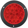 4 Inch Stop Turn Tail Light W/ Flange Mount - Red LED / Red