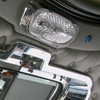 Chrome Plastic Center Dome Light Mounting Base For Kenworth