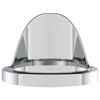 Flush Mount Base W Chrome Visor For Watermelon Style Lights