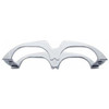 Chrome Plastic Turtle Back Lens Guard