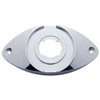 Chrome Branch Deflector Base - Twist Lock For 2.5 Inch Round Marker Clearance Lights