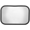 8 1/2 Inch Stainless Steel Rectangle Convex Spot Mirror W/ Center Mount