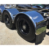 Mill Finished Aluminum Half Circle Single Axle Full Radius Fender Mill Finished Aluminum Half Circle Single Axle Full Radius Fender
