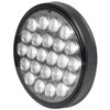 4 1/8 Inch Round Pearl Back Up Light - White LED / Smoked Lens