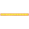 20 Inch 17 Diode Spyder Light Bar - Amber LED/ Amber Lens