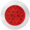 4 Inch Fleet 18 Diode Stop Turn Tail Light W/ Chrome Twist-On Bezel - Red LED / Red Lens 4 Inch Fleet 18 Diode Stop Turn Tail Light W/ Chrome Twist-On Bezel - Red LED / Red Lens