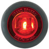 1 1/4 Inch Dual Function Mini Push-in Wide Angle Turn Marker Light W/ Grommet - Red LED / Red Lens 1 1/4 Inch Dual Function Mini Push-in Wide Angle Turn Marker Light W/ Grommet - Red LED / Red Lens