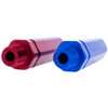 Aluminum Hex Red & Blue Gladhand Extension Grips - Pair