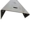 CSM Aluminum Front Breather Panels W/ Ten 3/4 Inch Round Light Holes, 3 Bolt For Peterbilt 589