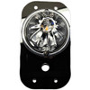 304 SS Dome Light Bracket With 1 Watermelon Light Hole For Freightliner Columbia, Coronado