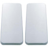 3.75 X 9 Inch Stainless Steel Vent Covers For Peterbilt - Pair