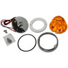 Amber Glass Watermelon 1157 Light Kit W/ 2 Wire Design