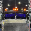304 SS Heavy Duty Bowtie Visor For Peterbilt 589 Ultracab