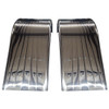 CSM 80 Inch 304 Stainless Steel Sun Burst Pattern Half Fenders With Long Drop