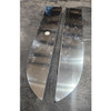 BLEMISHED: CSM 304 Stainless Steel Chop Top Window Panels For Kenworth W990