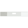 18 Inch Single Break Back 10 Gauge Chrome Bumper With Straight Open 10.5 Ends & center Tow Holes By Valley Chrome For Mack CI 1994-2003
