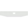 20-17 Inch Texas Tapered Stainless Steel Bumper With Boxed Ends - Tow & License Plate Holes By Valley Chrome For Peterbilt 357 & 378 SFA, 379