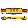 37 Inch Lithium Powered Wireless Tow Light Bar With Strobe and Work Light W/ 7 Round Pin Transmitter By TowMate
