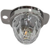 304 SS Interior Light Bracket with Single Watermelon Light and Switch Hole For Peterbilt 589