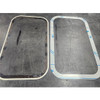 BLEMISHED: Stainless Steel 2 X 70 Inch Sleeper Window Trim For Peterbilt