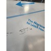BLEMISHED: Peterbilt 14" Boltless Drop Visor for 2005+ Standard Cab