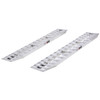 7 ft 6 In X 15 In Aluminum Car Trailer Ramps Hook End, Knife Foot- 7,000 lb. Per Axle