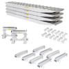 4 Bunk Load Leveler / 4 Ramp System for 20 Inch Step Deck Trailers - 23,500 lb. Cap
