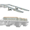 4 Bunk Load Leveler / 4 Ramp System for 20 Inch Step Deck Trailers - 23,500 lb. Cap